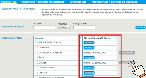 Selecciona la fecha y hora de la cita