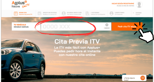 Página principal de Applus+ Iteuve