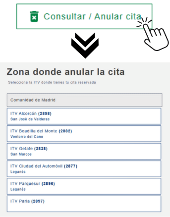 Gestión de citas DEKRA