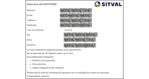 Página oficial SITVAL