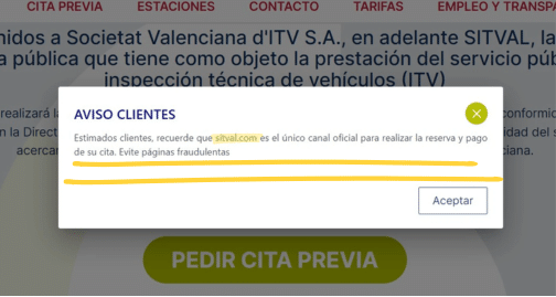 Página oficial SITVAL