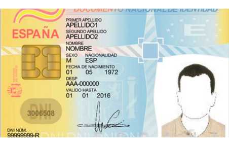 DNI, NIF o pasaporte del conductor